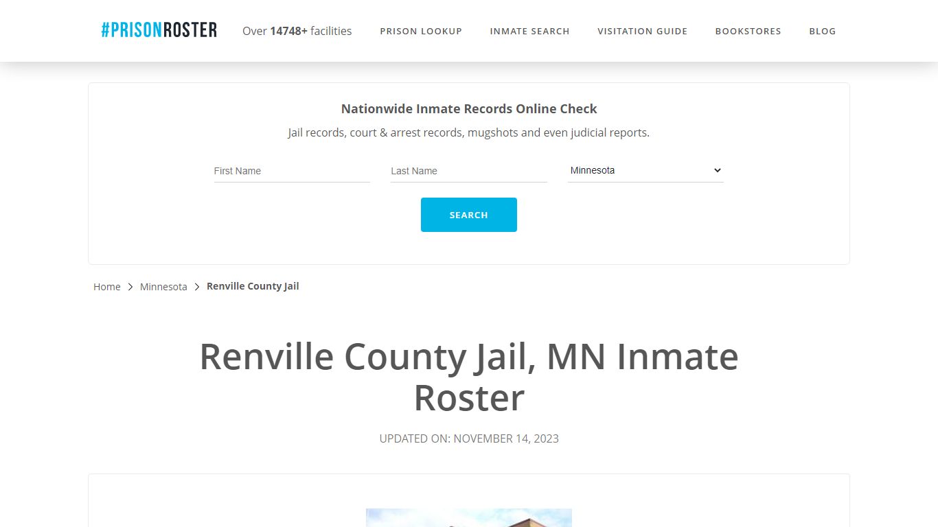 Renville County Jail, MN Inmate Roster - Prisonroster